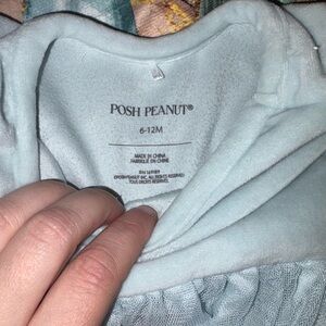 Posh Peanut Soft Blue Baby Garment